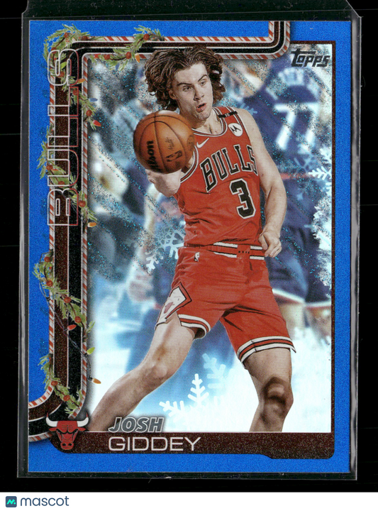 2025-26 Topps Holiday Basketball Josh Giddey #H28 Blue Border