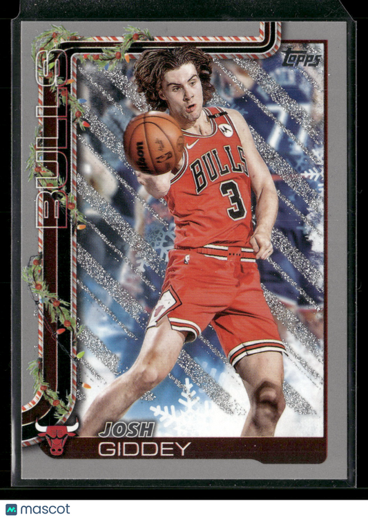 2025-26 Topps Holiday Basketball Josh Giddey #H28 Glitter Parallel