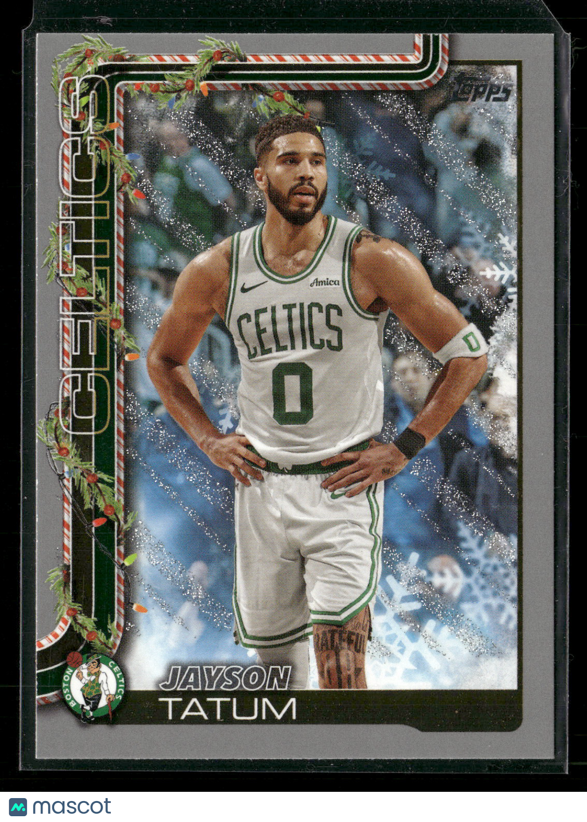 2025-26 Topps Holiday Basketball Jayson Tatum #H1 Glitter Holiday