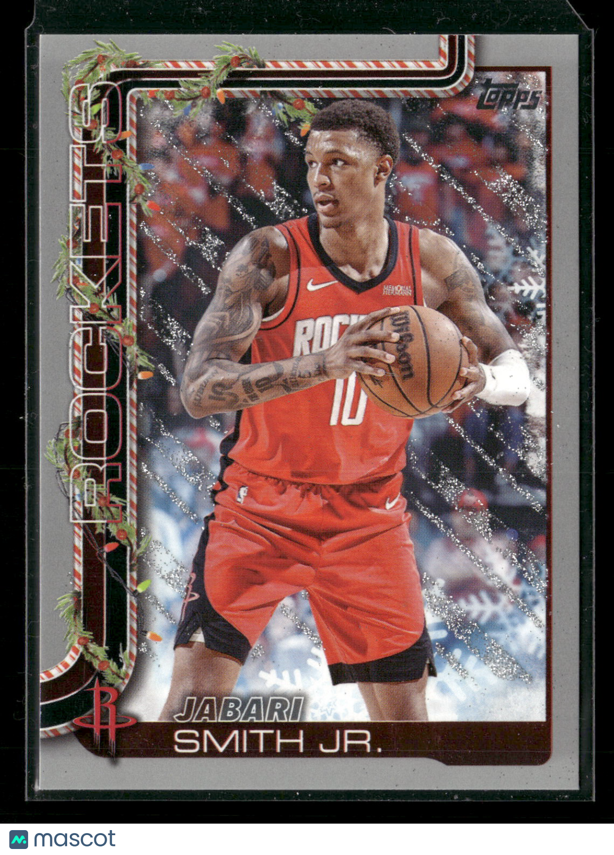 2025-26 Topps Holiday Basketball Jabari Smith Jr. #H142 Glitter Parallel