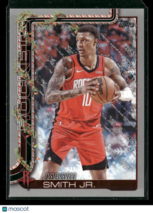 2025-26 Topps Holiday Basketball Jabari Smith Jr. #H142 Glitter Parallel