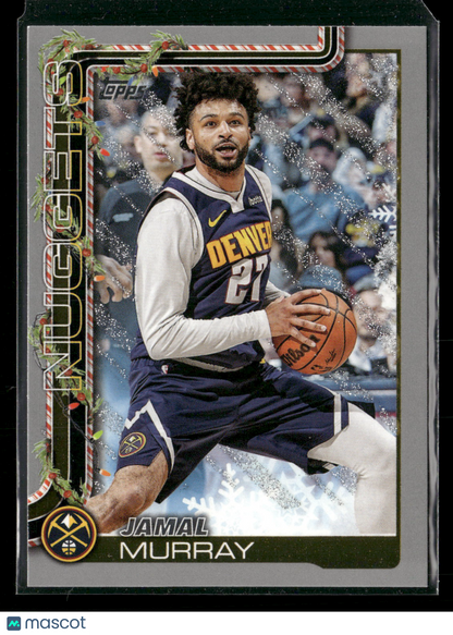 2025-26 Topps Holiday Basketball Jamal Murray #H80 Glitter Parallel