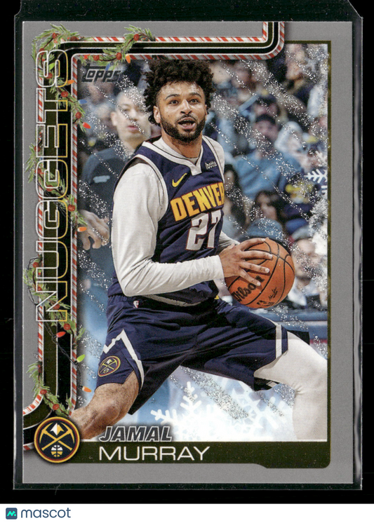 2025-26 Topps Holiday Basketball Jamal Murray #H80 Glitter Parallel