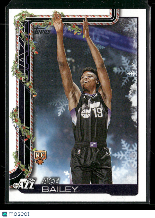 2025-26 Topps Holiday Basketball Ace Bailey #H165 RC