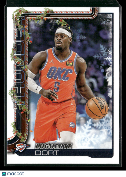 2025-26 Topps Holiday Basketball Luguentz Dort #H92