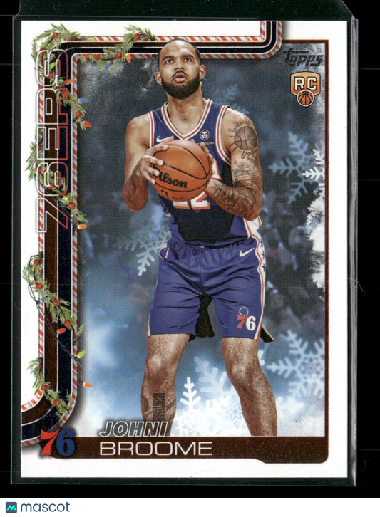 2025-26 Topps Holiday Basketball Johni Broome #H195 RC