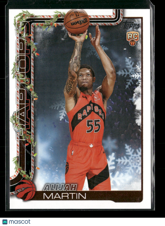 2025-26 Topps Holiday Basketball Alijah Martin #H199 RC