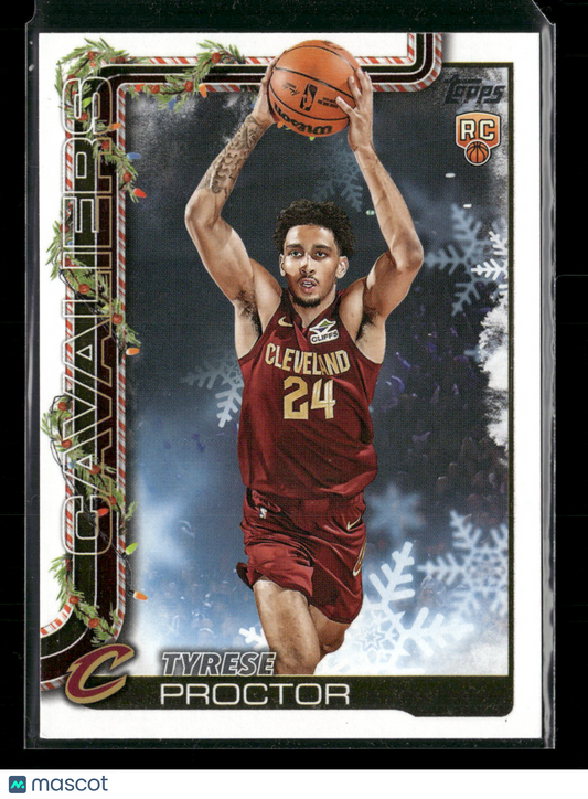 2025-26 Topps Holiday Basketball Tyrese Proctor #H200 RC