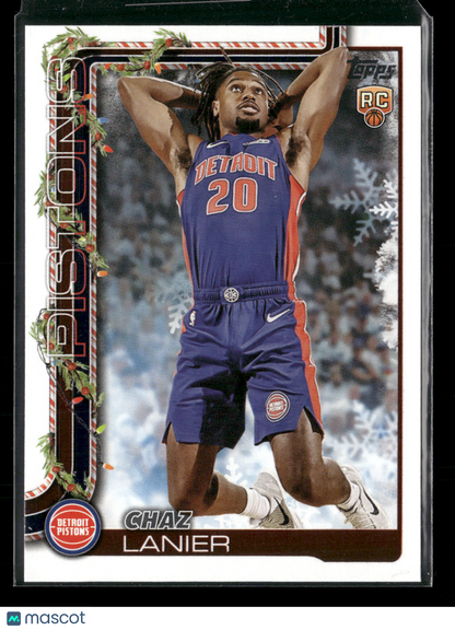 2025-26 Topps Holiday Basketball Chaz Lanier #H197 RC