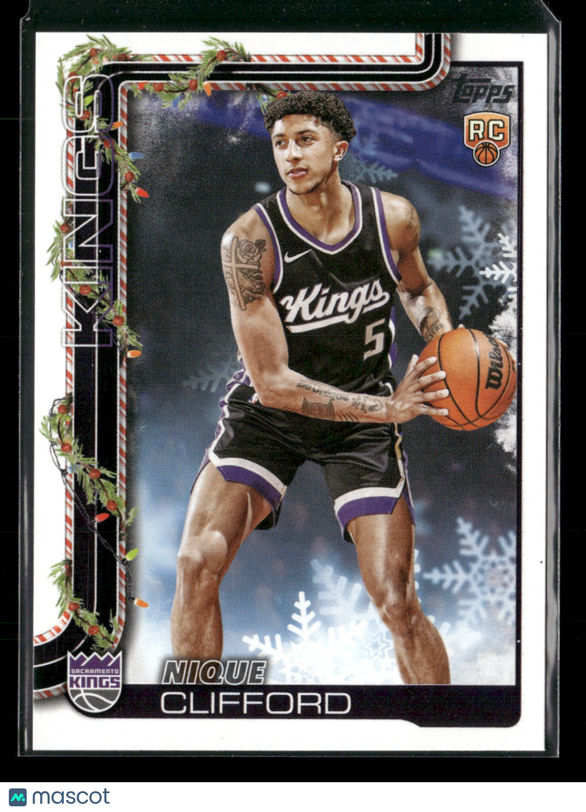 2025-26 Topps Holiday Basketball Nique Clifford #H184 RC