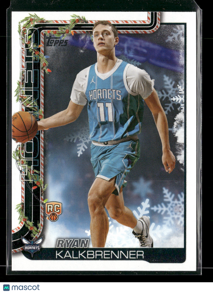 2025-26 Topps Holiday Basketball Ryan Kalkbrenner #H194 RC