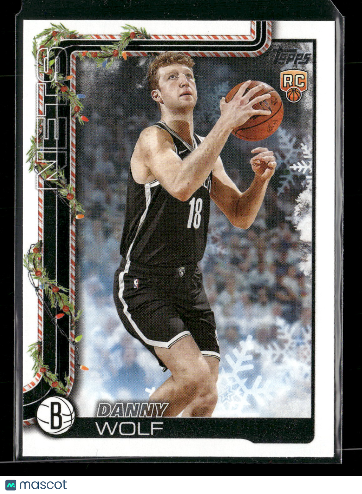 2025-26 Topps Holiday Basketball Danny Wolf #H187 RC