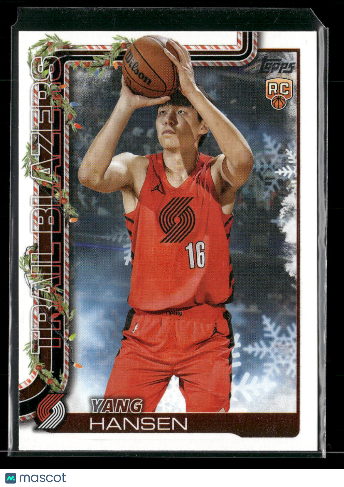 2025-26 Topps Holiday Basketball Yang Hansen #H176 RC