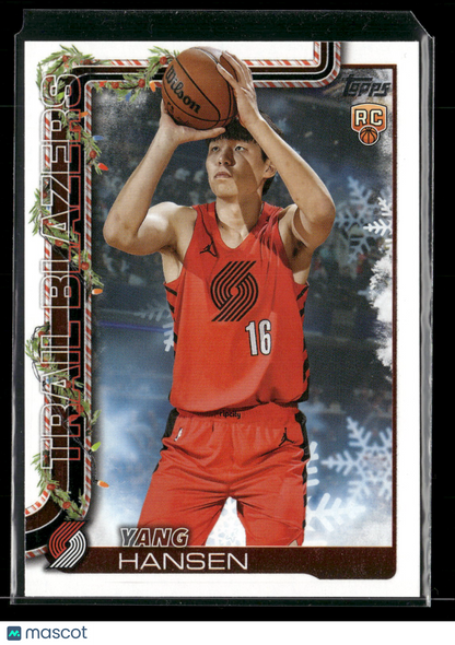 2025-26 Topps Holiday Basketball Yang Hansen #H176 RC