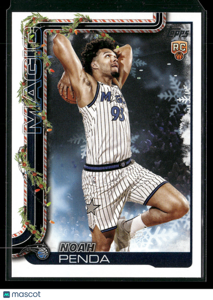 2025-26 Topps Holiday Basketball Noah Penda #H192 RC
