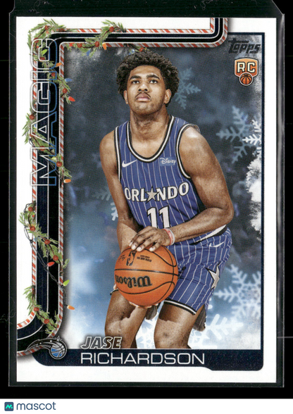 2025-26 Topps Holiday Basketball Jase Richardson #H185 RC