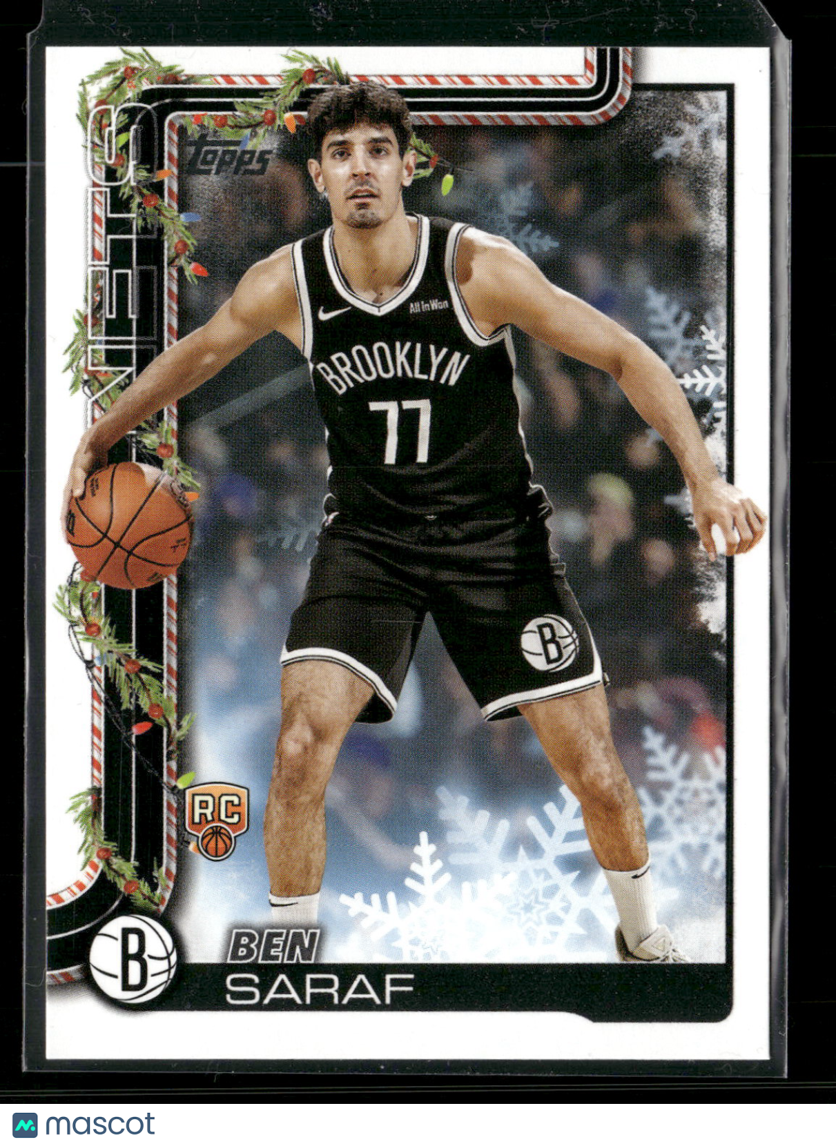 2025-26 Topps Holiday Basketball Ben Saraf #H186 RC