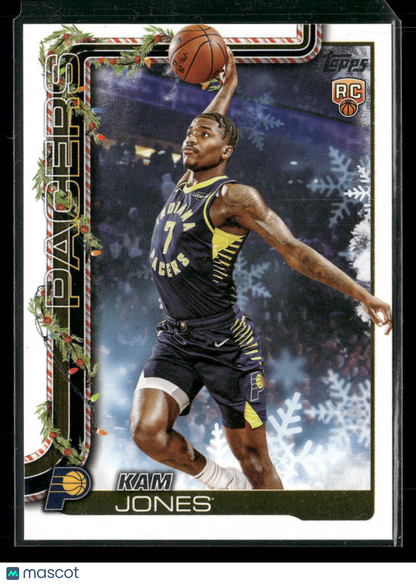 2025-26 Topps Holiday Basketball Kam Jones #H198 RC