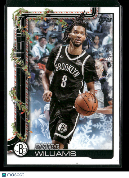 2025-26 Topps Holiday Basketball Ziaire Williams #H8