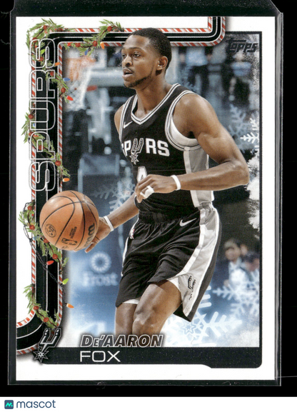 2025-26 Topps Holiday Basketball De'Aaron Fox #H157