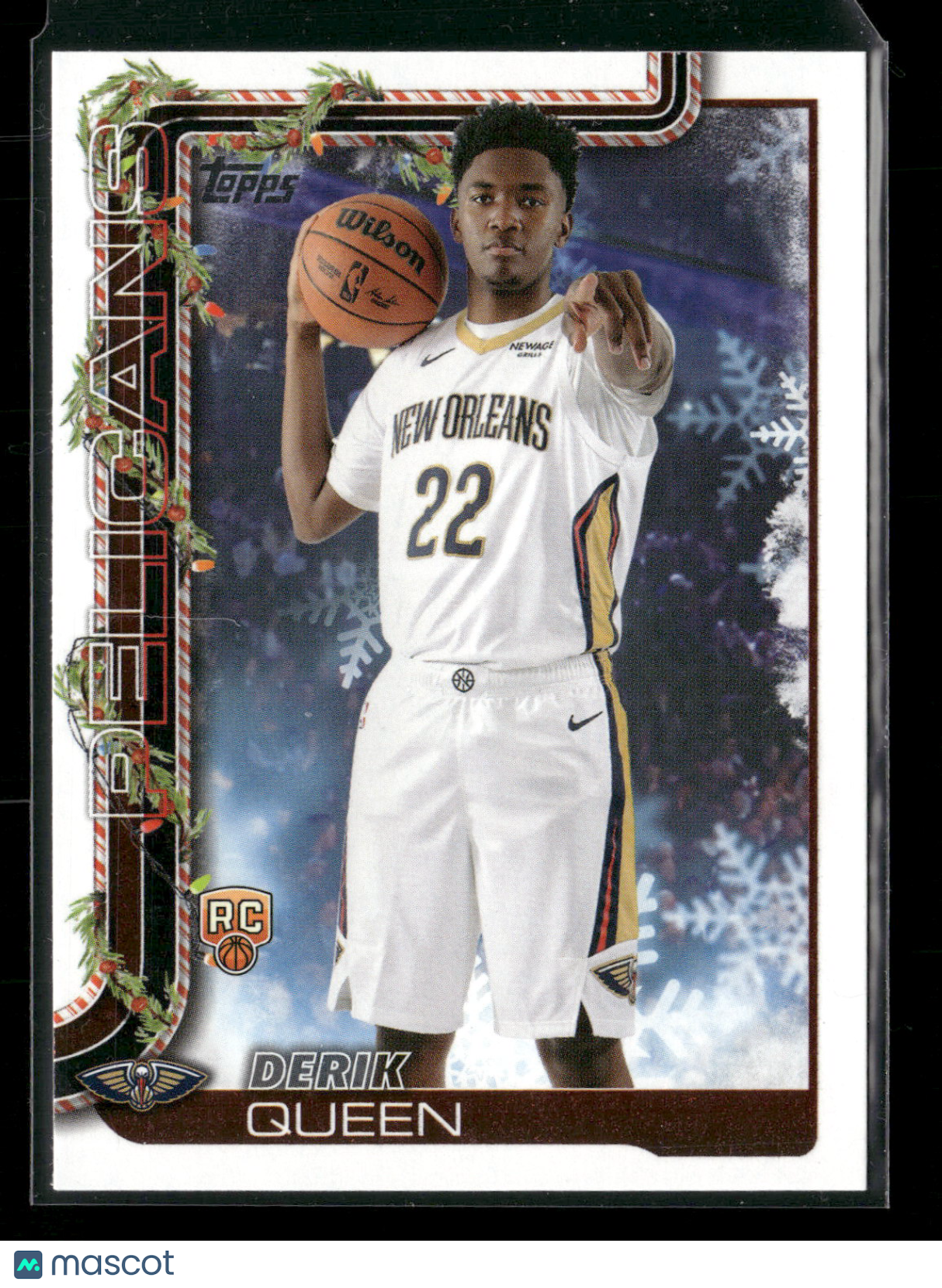 2025-26 Topps Holiday Basketball Derik Queen #H173 RC