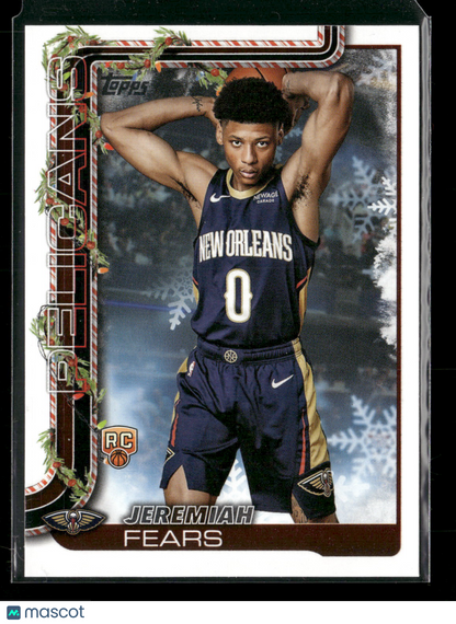2025-26 Topps Holiday Basketball Jeremiah Fears #H167 RC