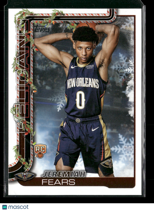 2025-26 Topps Holiday Basketball Jeremiah Fears #H167 RC