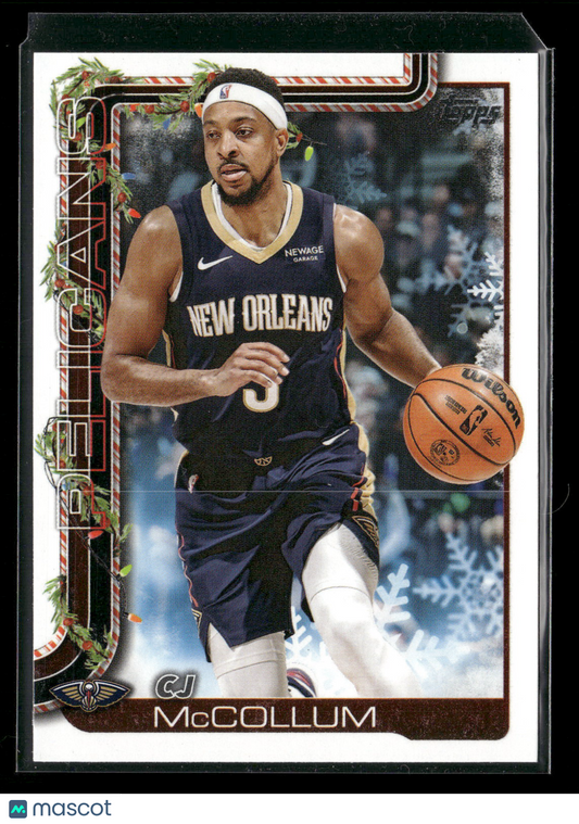2025-26 Topps Holiday Basketball CJ McCollum #H155
