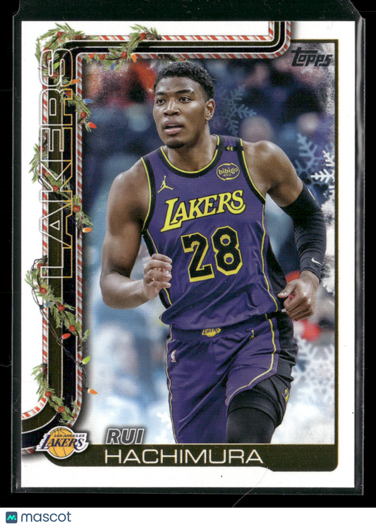 2025-26 Topps Holiday Basketball Rui Hachimura #H123