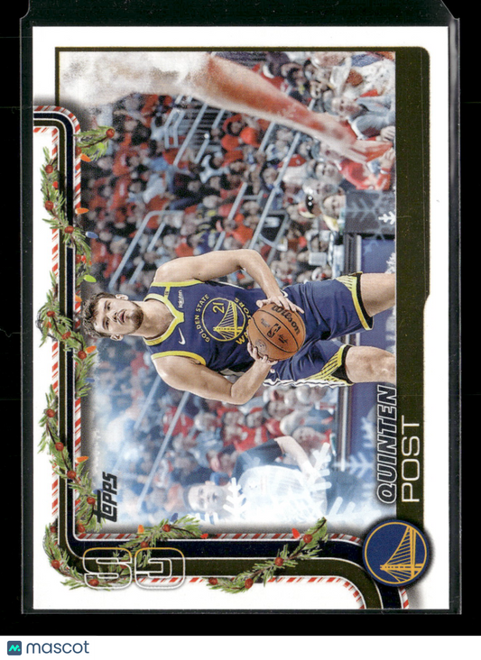 2025-26 Topps Holiday Basketball Quinten Post #H110