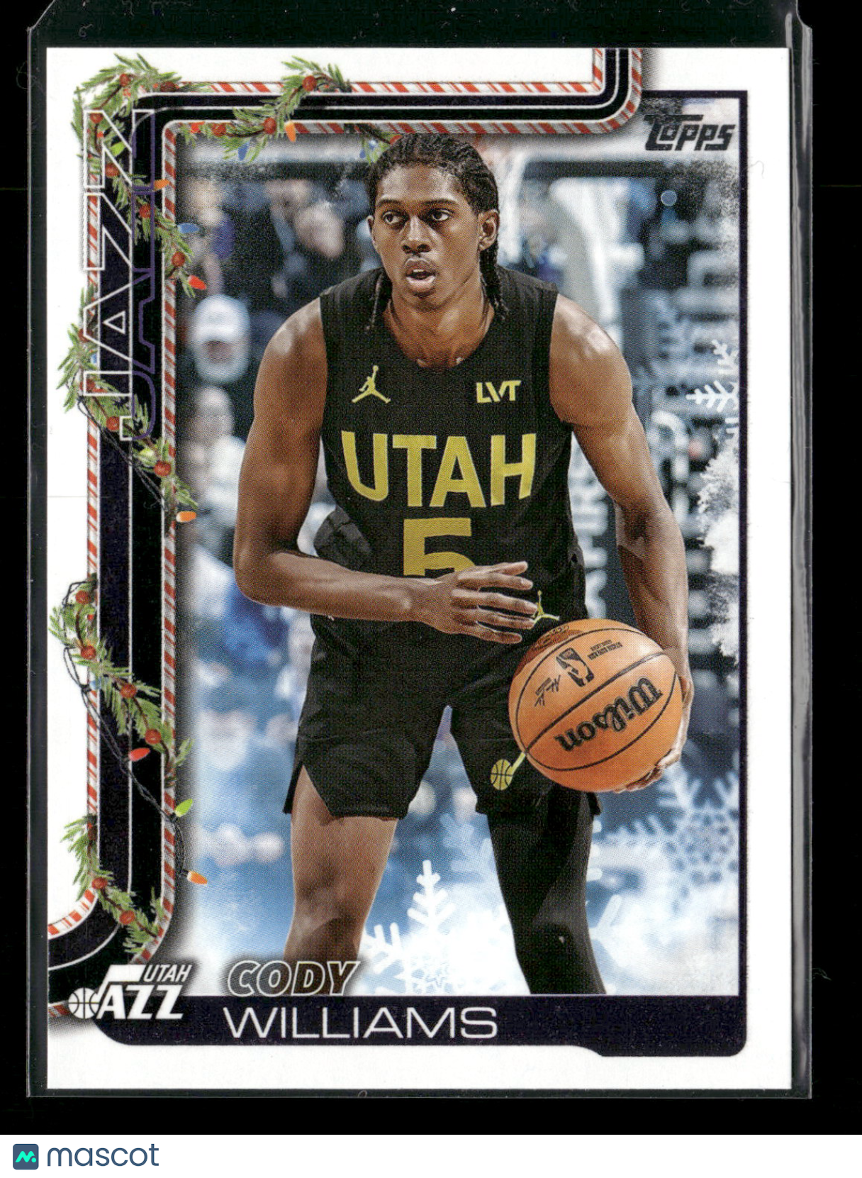 2025-26 Topps Holiday Basketball Cody Williams #H102