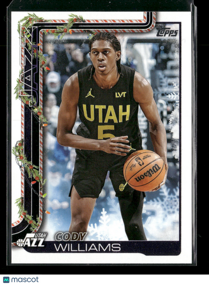 2025-26 Topps Holiday Basketball Cody Williams #H102
