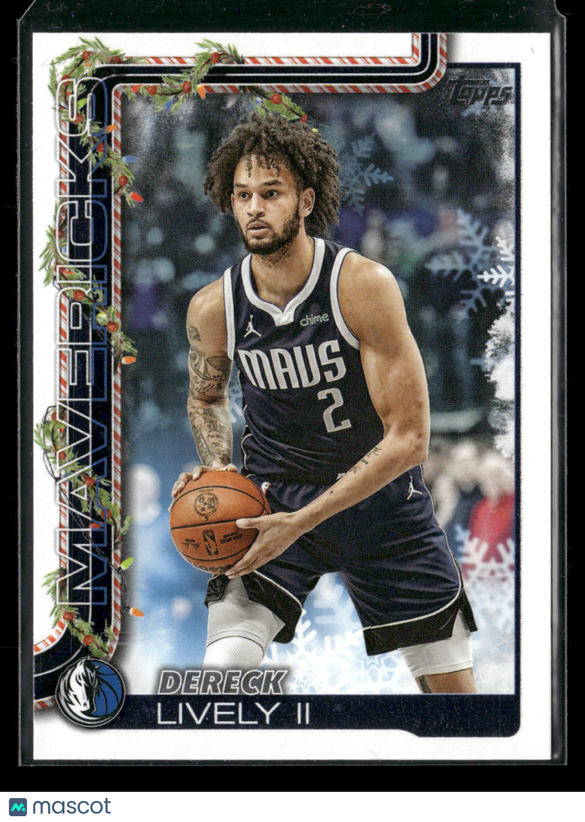 2025-26 Topps Holiday Basketball Dereck Lively II #H139