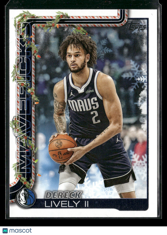 2025-26 Topps Holiday Basketball Dereck Lively II #H139