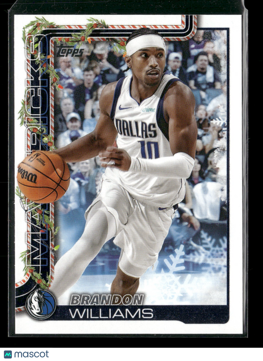 2025-26 Topps Holiday Basketball Brandon Williams #H138