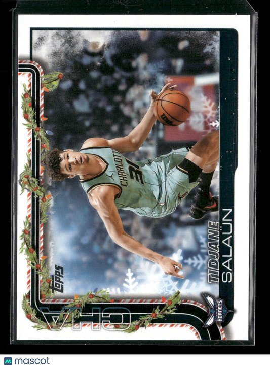 2025-26 Topps Holiday Basketball Tidjane Salaün #H57