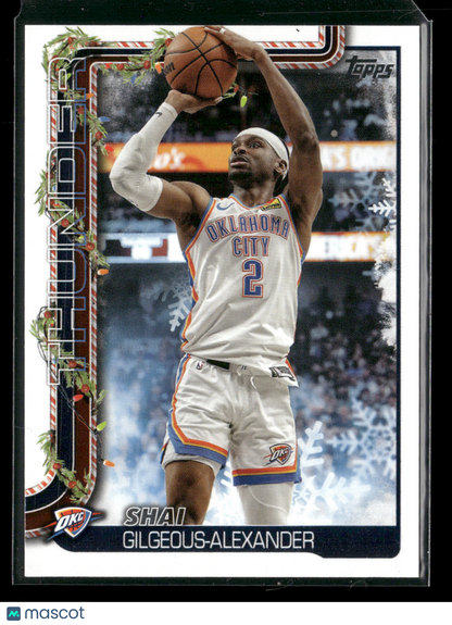 2025-26 Topps Holiday Basketball Shai Gilgeous-Alexander #H90