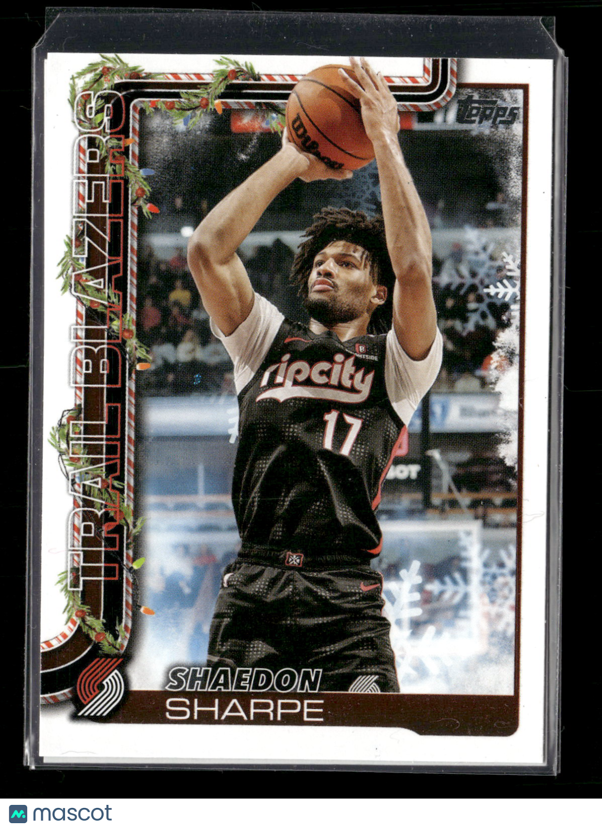 2025-26 Topps Holiday Basketball Shaedon Sharpe #H74