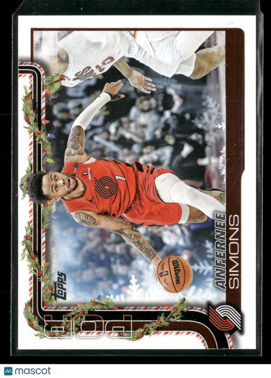 2025-26 Topps Holiday Basketball Anfernee Simons #H97