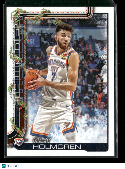 2025-26 Topps Holiday Basketball Chet Holmgren #H93