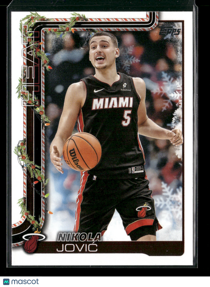 2025-26 Topps Holiday Basketball Nikola Jović #H61