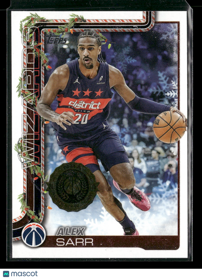 2025-26 Topps Holiday Basketball Alex Sarr #H75