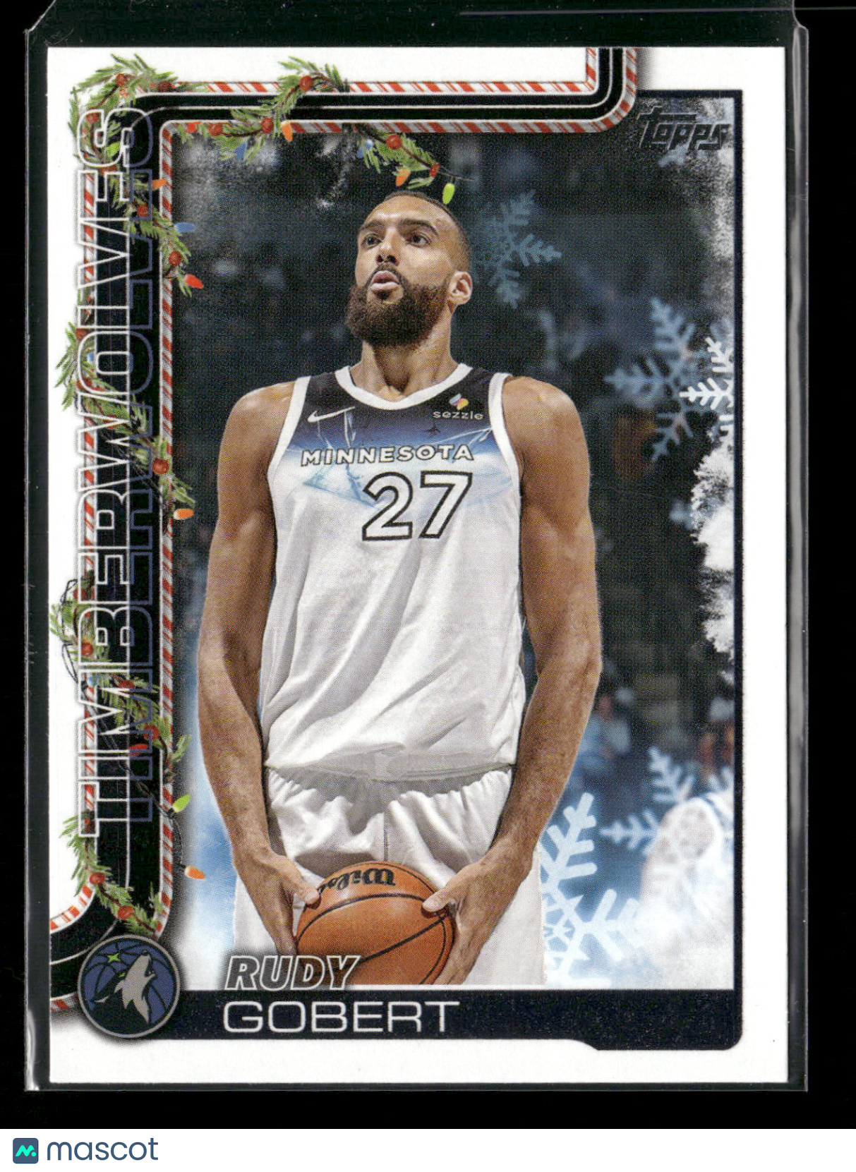 2025-26 Topps Holiday Basketball Rudy Gobert #H87