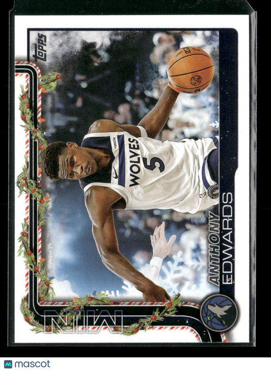 2025-26 Topps Holiday Basketball Anthony Edwards #H84