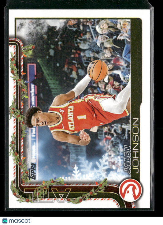 2025-26 Topps Holiday Basketball Jalen Johnson #H52