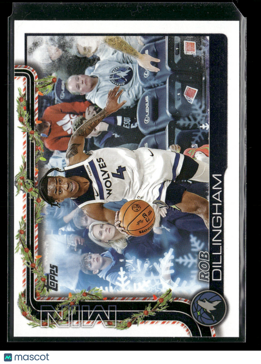 2025-26 Topps Holiday Basketball Rob Dillingham #H89