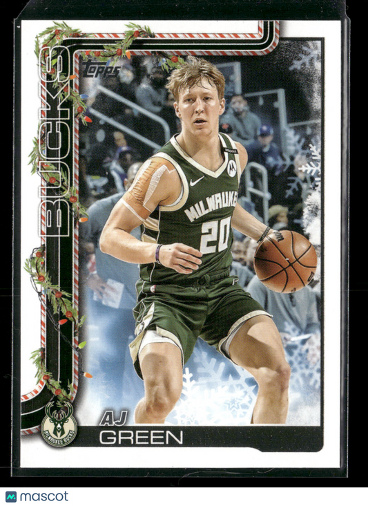2025-26 Topps Holiday Basketball AJ Green #H46