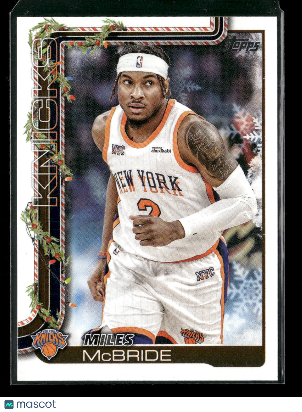 2025-26 Topps Holiday Basketball Miles McBride #H15