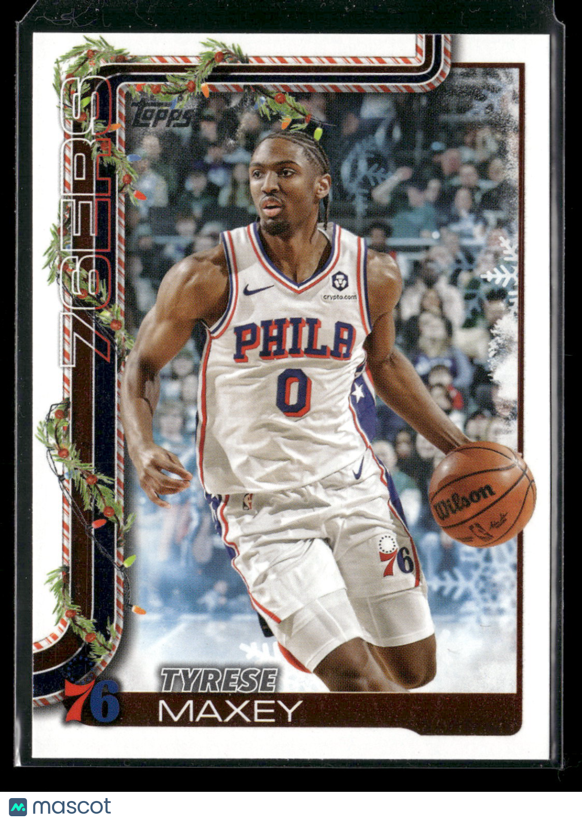2025-26 Topps Holiday Basketball Tyrese Maxey #H17