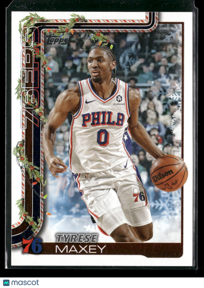 2025-26 Topps Holiday Basketball Tyrese Maxey #H17